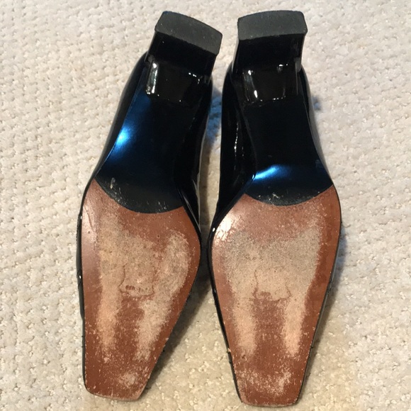 Stuart Weitzman square toe heels size 6 - Picture 7 of 10